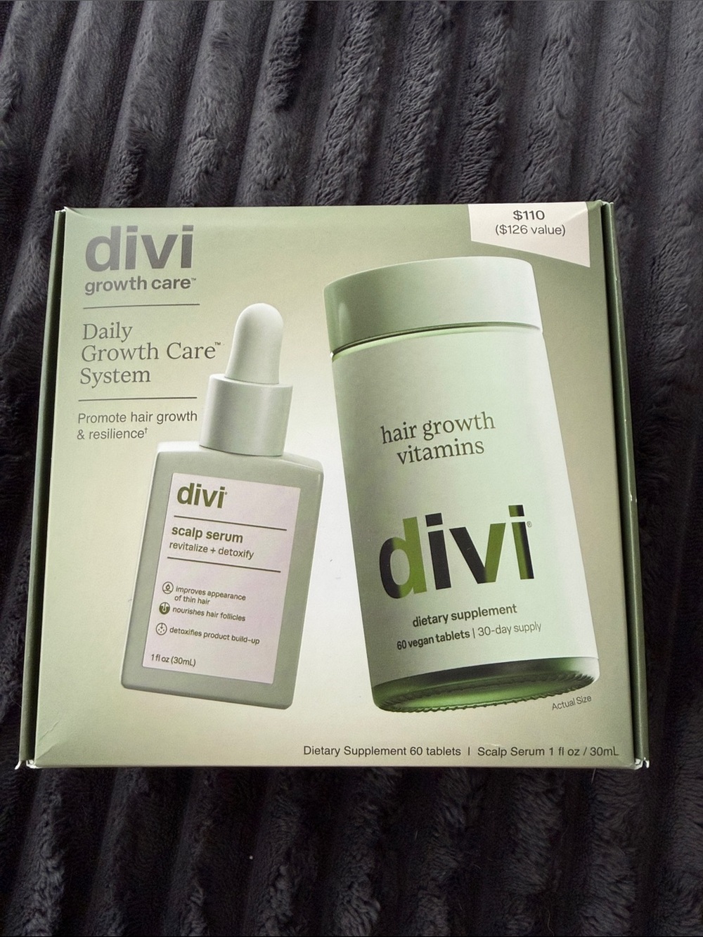 Divi Growth Care Daily Hair Growth System Scalp Serum New